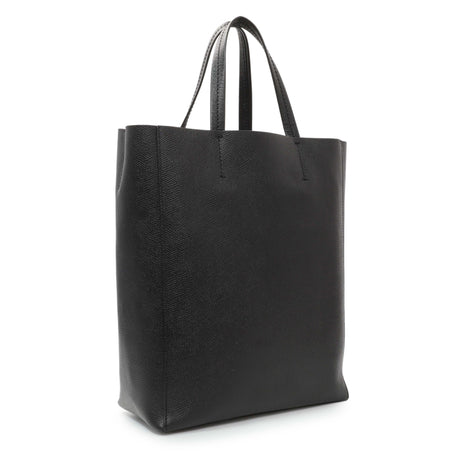 Celine Black Grained Calfskin Small Vertical Cabas Handbags Celine