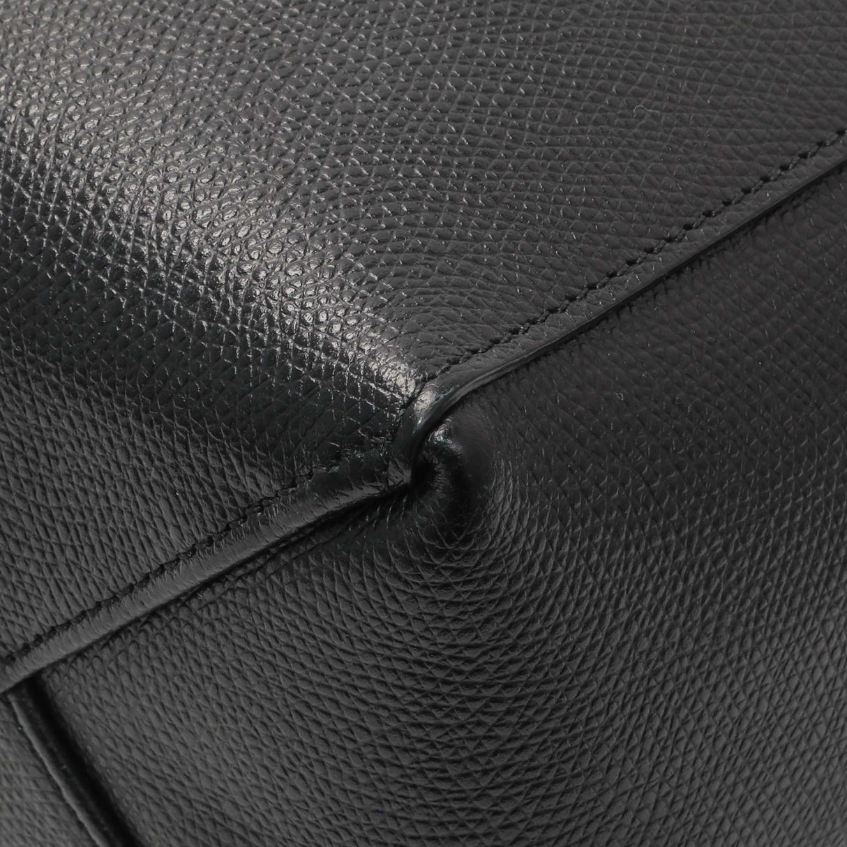Celine Black Grained Calfskin Small Vertical Cabas Handbags Celine