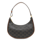 Celine Triomphe Canvas Calfskin Ava Shoulder Bag Handbags Celine