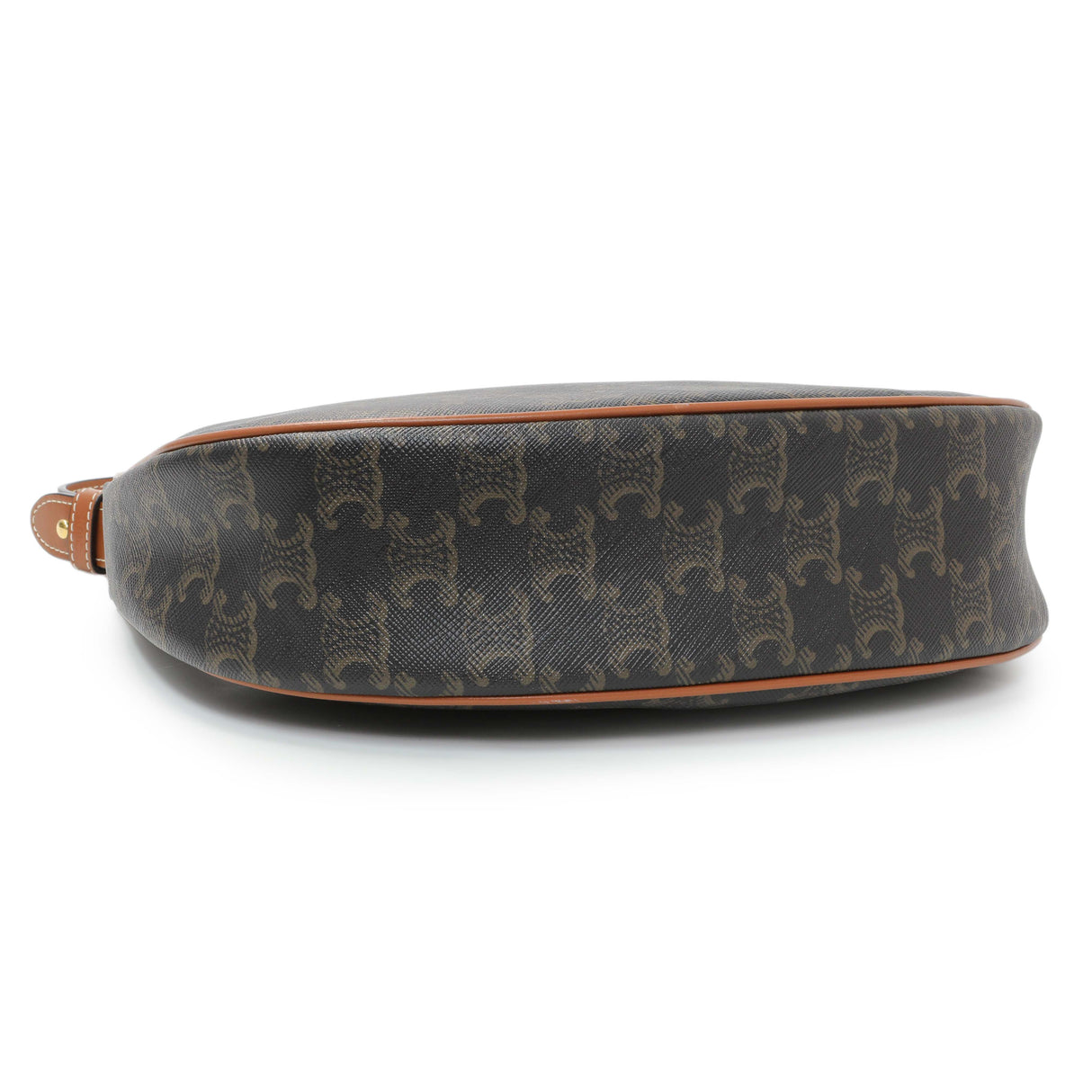 Celine Triomphe Canvas Calfskin Ava Shoulder Bag Handbags Celine