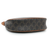 Celine Triomphe Canvas Calfskin Ava Shoulder Bag Handbags Celine
