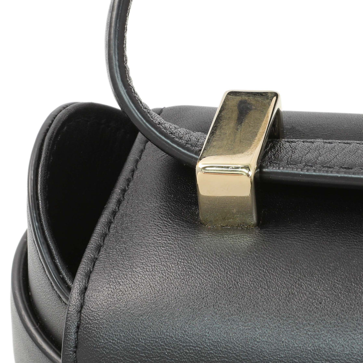 Chloe Black Calfskin Nacha Shoulder Bag Handbags Chloe