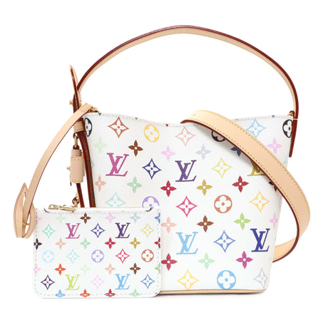 Louis Vuitton X Takashi Murakami White Monogram Multicolor All BB Handbags Louis Vuitton