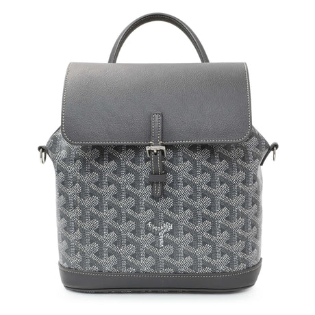 Goyard Grey Goyardine Calfskin Mini Alpin Backpack Handbags Goyard