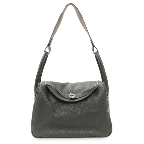Hermes Graphite Clemence Lindy 34 Handbags Hermes