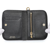 Delvaux Black Calfskin Vagabond Compact Wallet Accessories Delvaux