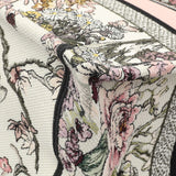 8 items⬆️Christian Dior Pink White Floral Embroidered Medium Book Tote Modaselle
