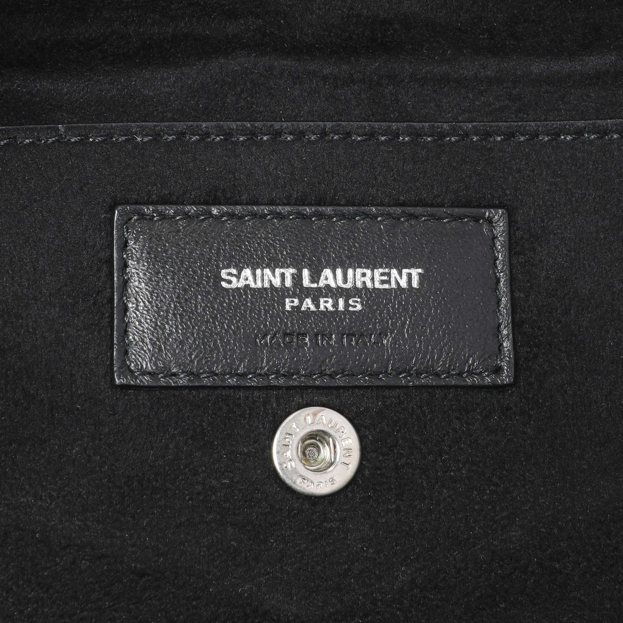 Saint Laurent Black Lambskin Teddy Bucket Bag Handbags Saint Laurent