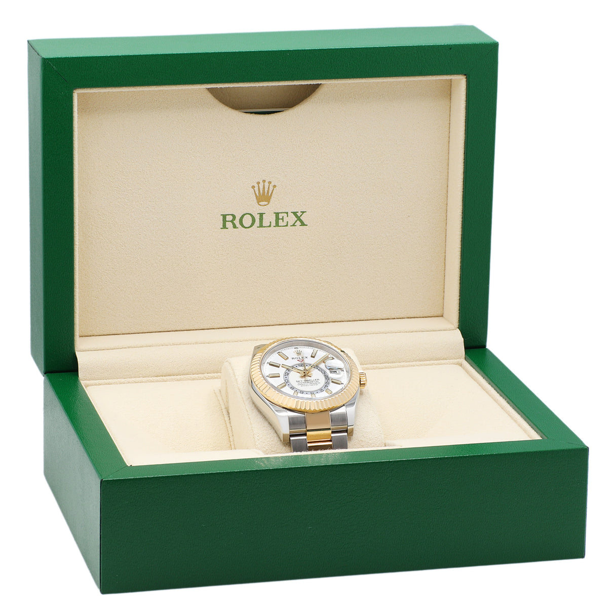 Rolex 18K Yellow Gold Stainless Steel Sky-Dweller 326933