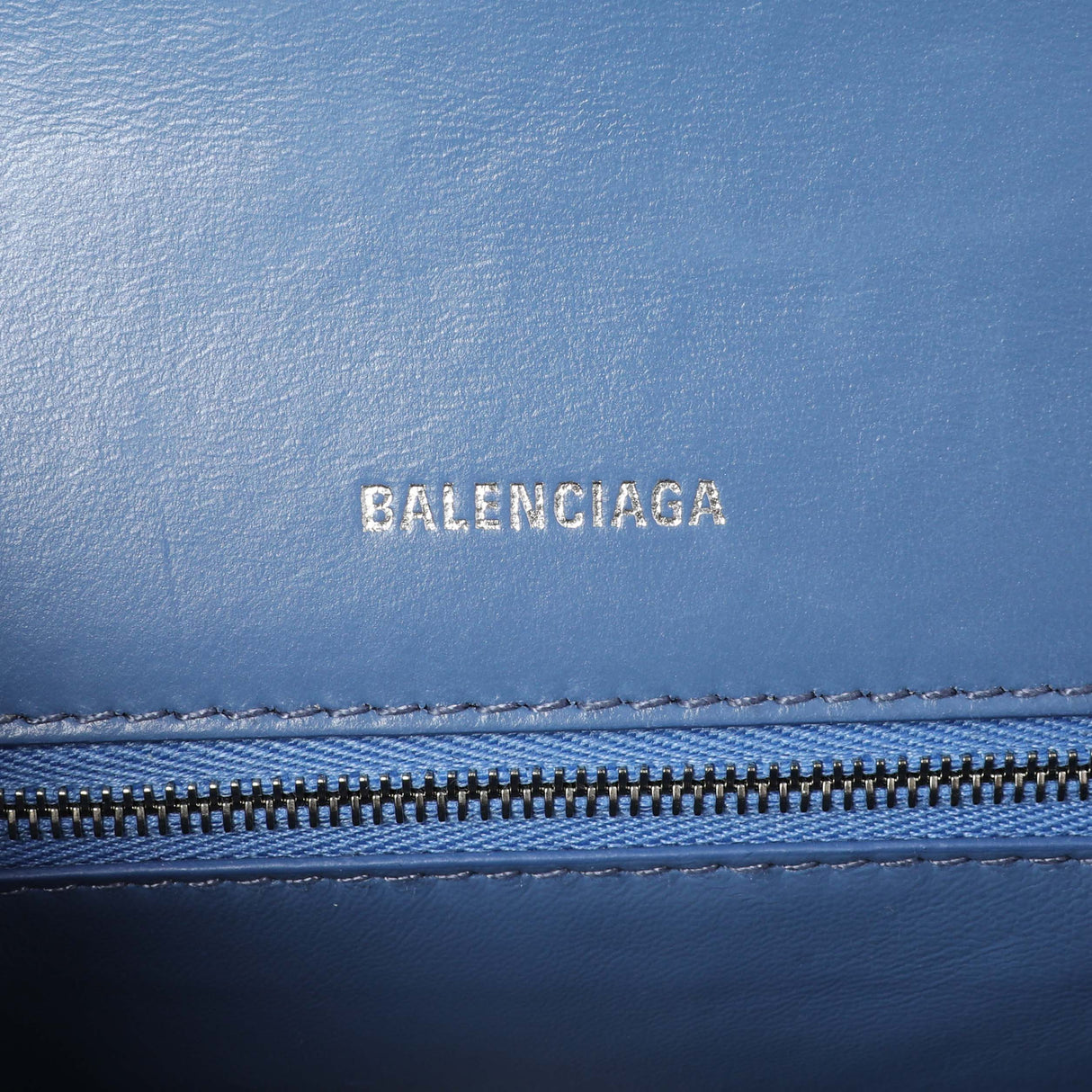 Balenciaga Denim Monogram Hourglass S Handbags Balenciaga