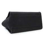 Chanel Black Mixed Fibers Medium Deauville Tote Handbags Modaselle