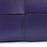 Bottega Veneta Purple Calfskin Maxi Intrecciato Small Arco Tote Handbags Bottega Veneta