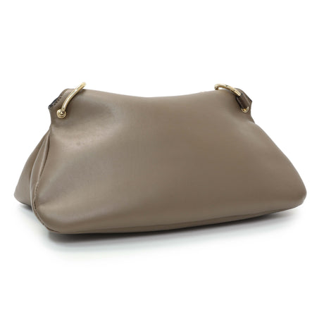 Chloe Grey Calfskin Juana Shoulder Bag