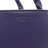 Bottega Veneta Purple Calfskin Maxi Intrecciato Small Arco Tote Handbags Bottega Veneta