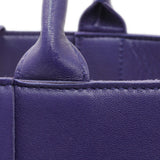 Bottega Veneta Purple Calfskin Maxi Intrecciato Small Arco Tote Handbags Bottega Veneta