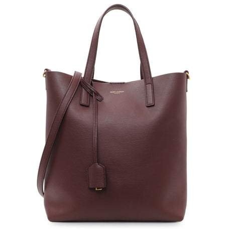 -6 items live Wed. May 20 ⬆️- Saint Laurent Dark Red Calfskin Toy Shopping Tote Handbags Saint Laurent