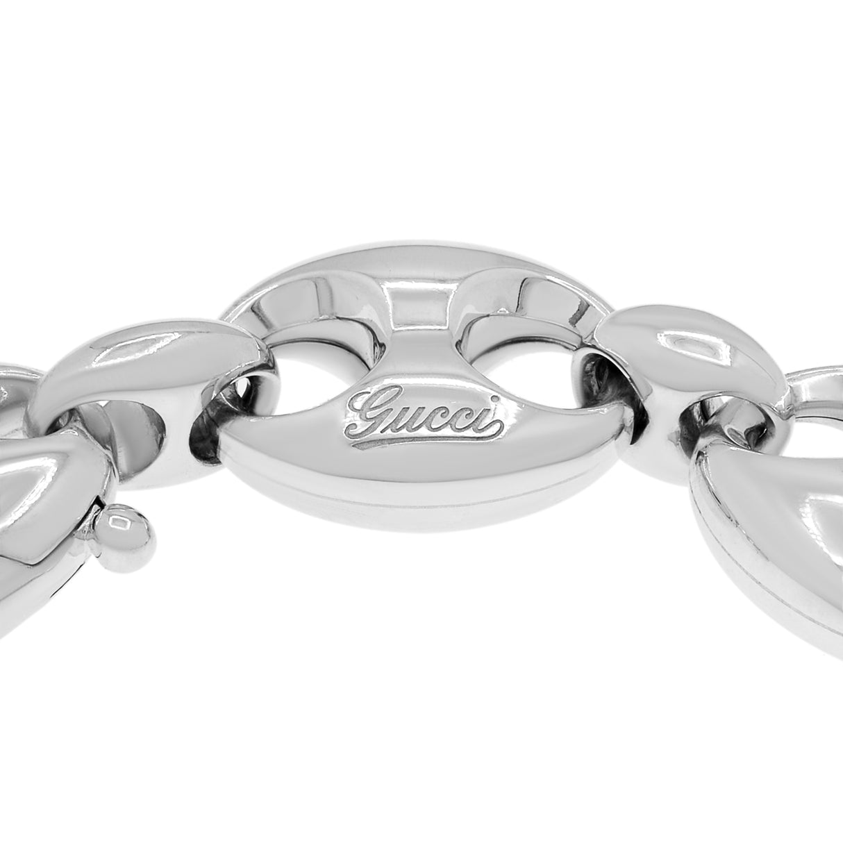 Gucci Sterling Silver Marina Link Bracelet