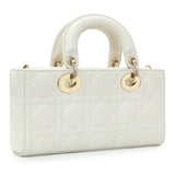 Christian Dior Latte Cannage Small Lambskin Lady D-Joy Handbags Christian Dior