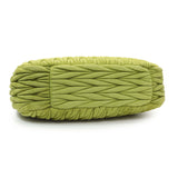 MiuMiu Green Matelasse Suede Wander Shoulder Bag Handbags Miu Miu