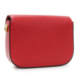 Gucci X Adidas Textured Dollar Calfskin Web Trefoil Mini Horsebit 1955 Shoulder Bag Black Red Handbags Gucci