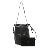 Saint Laurent Black Lambskin Teddy Bucket Bag Handbags Saint Laurent