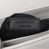 Saint Laurent Grey Calfskin Monogram Toy Loulou Crossbody Handbags Saint Laurent