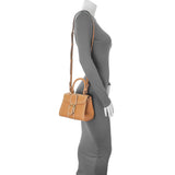 Delvaux Vegetal Grained Rodeo Calfskin Brillant Mini Surpiqué Handbags Delvaux