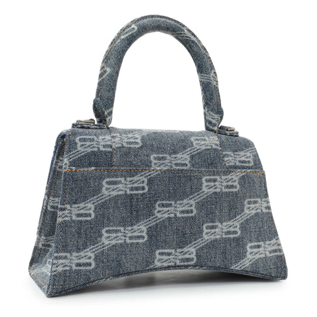 Balenciaga Denim Monogram Hourglass S Handbags Balenciaga