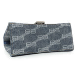 Balenciaga Denim Monogram Hourglass S Handbags Balenciaga