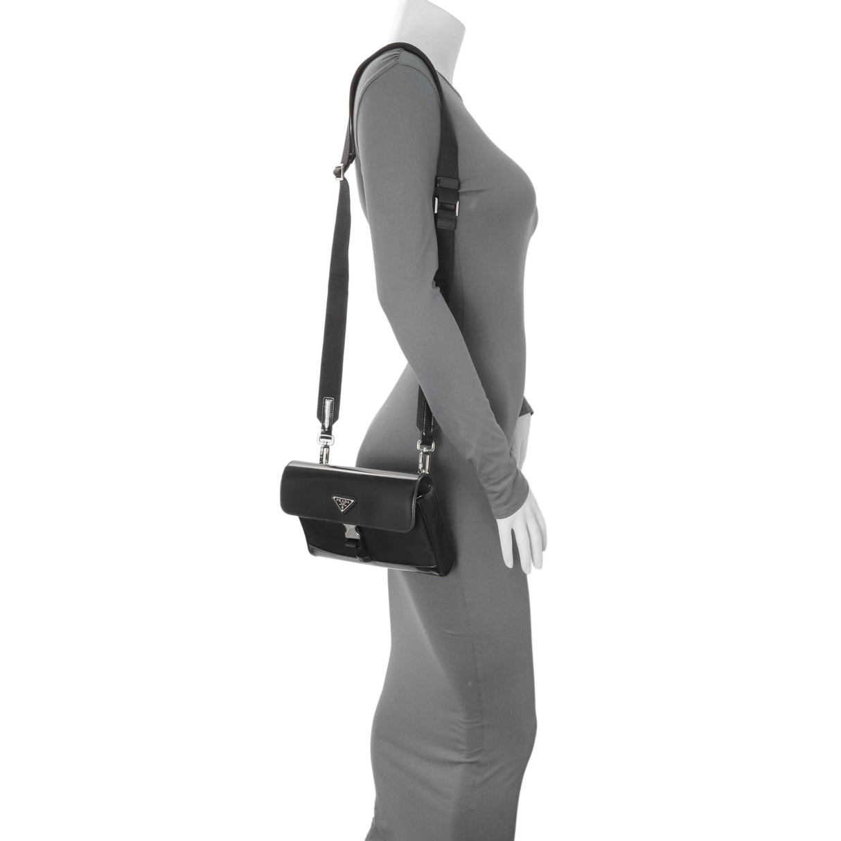 Prada Black Re-Nylon Crossbody