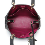 Christian Dior Black Bullcalf Medium Diorissimo Tote Handbags Christian Dior