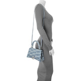 Balenciaga Denim Monogram Hourglass S Handbags Balenciaga