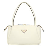 Prada White Soft Calfskin Medium Shoulder Bag