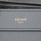 Celine Kohl Drummed Calfskin Nano Luggage Handbags Celine