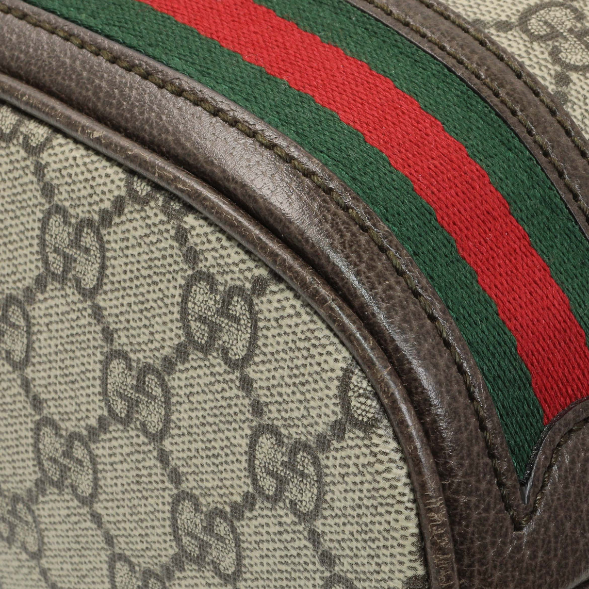 Gucci GG Supreme Monogram Web Small Ophidia Bucket Bag Handbags Gucci