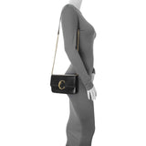 Chloe Black Calfskin C Chain Clutch Handbags Chloe
