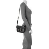 Gucci Black Arabella Calfskin Horsebit 1955 Soft Small Shoulder Bag Handbags Gucci