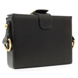 Christian Dior Black Lambskin Dioraddict Lockbox Handbags Christian Dior