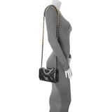 Chanel Black Quilted Lambskin 19 Wallet On Chain Handbags Chanel
