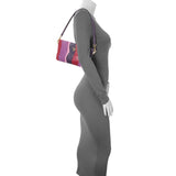 Prada Multicolor Nappa Stripes Clutch Handbags Prada