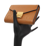 MCM Cognac Visetos Tracy Wallet Accessories MCM