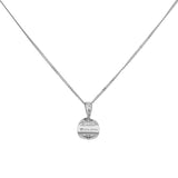 14K White Gold 0.20 Carat Diamond Pendant