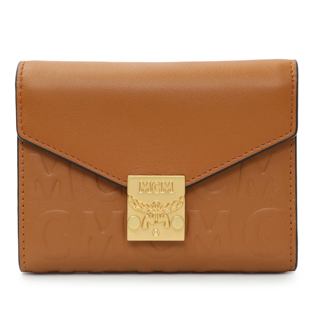 MCM Cognac Visetos Tracy Wallet Accessories MCM