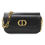 Christian Dior Black Calfskin Montaigne Avenue