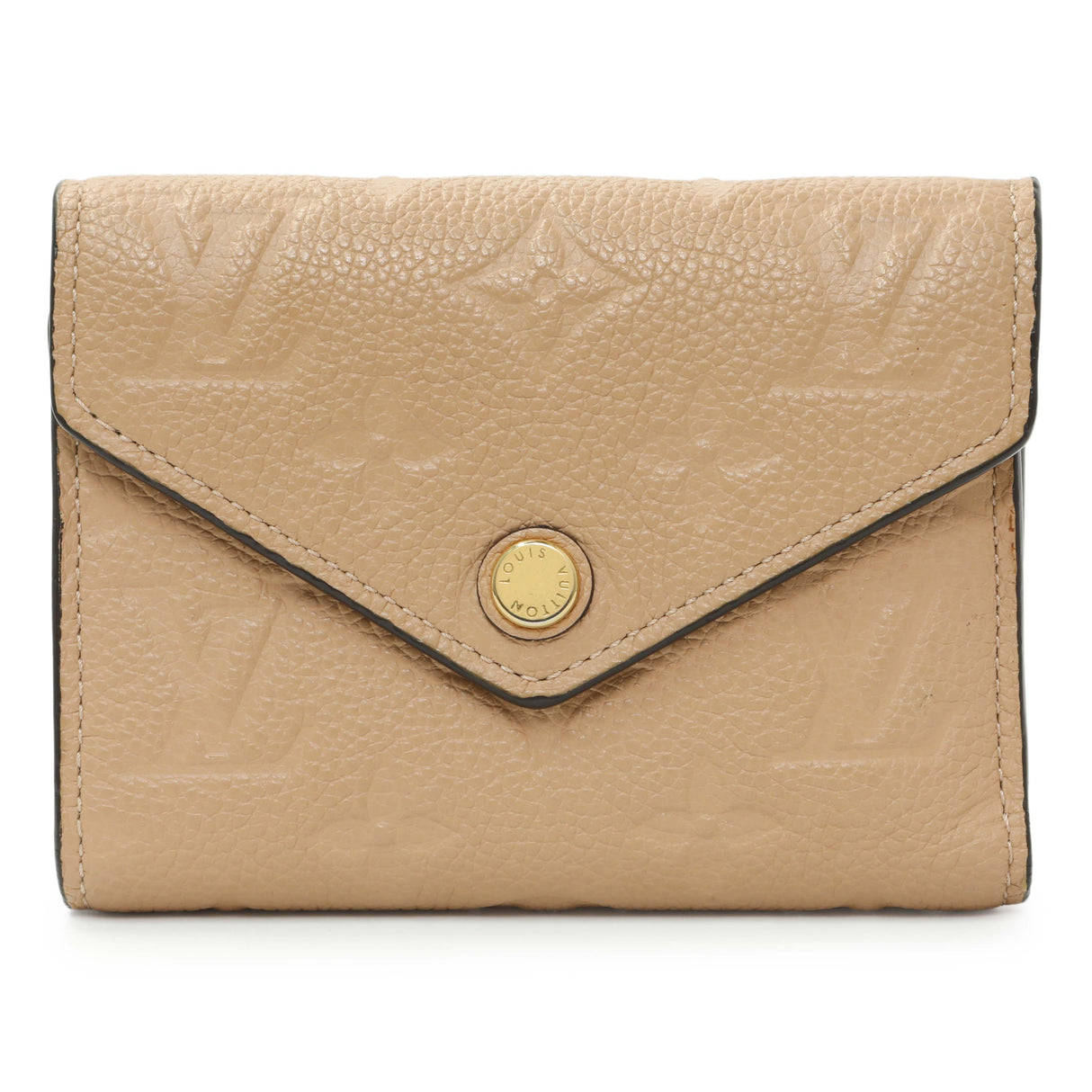 Louis Vuitton Beige Empreinte Zoe Wallet Accessories Louis Vuitton