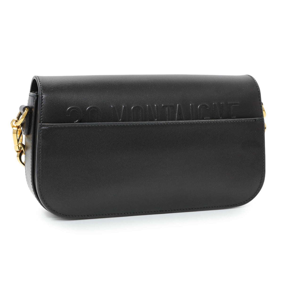 Christian Dior Black Calfskin Montaigne Avenue