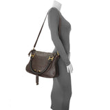 Chloe Brown Calfskin Medium Marcie Satchel Handbags Chloe