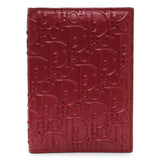 Christian Dior Red Oblique Passport Holder Accessories Christian Dior