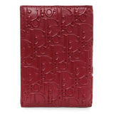 Christian Dior Red Oblique Passport Holder Accessories Christian Dior