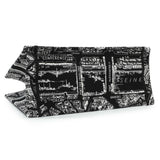 Christian Dior Black White Canvas Embroidered Plan De Paris Medium Book Tote Handbags Christian Dior